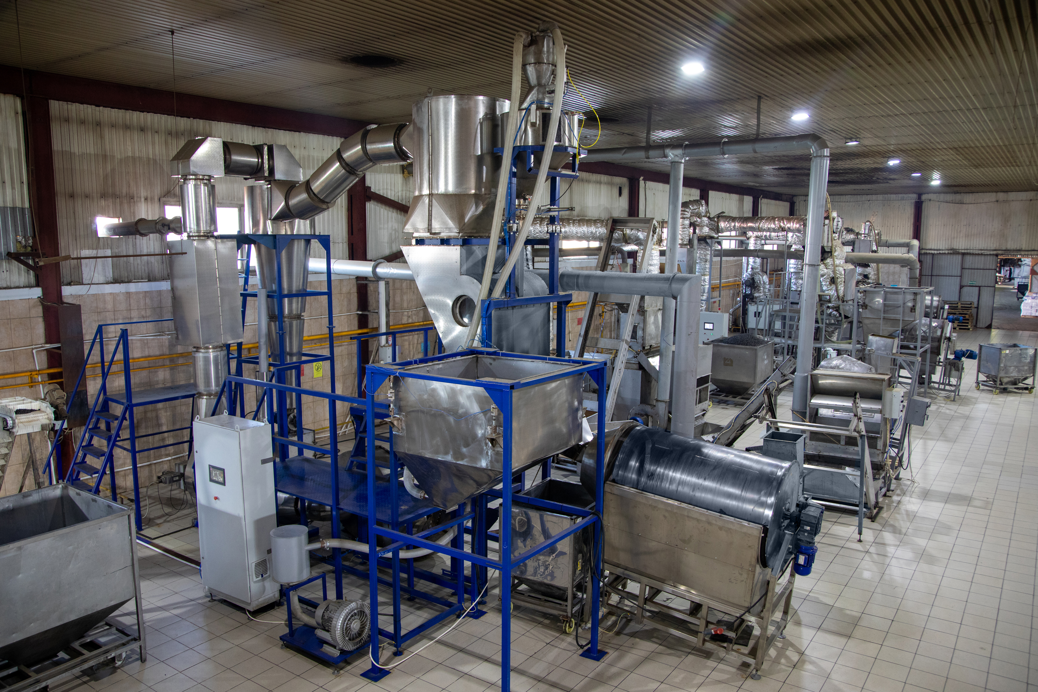 Линия сушки и жарки сыпучих пищевых продуктов VK-500